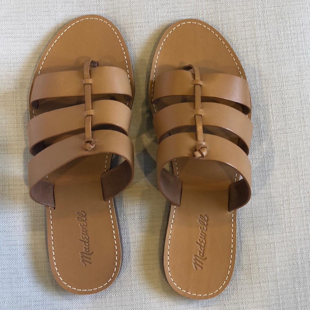 Madewell Boardwalk Sandals Size 10